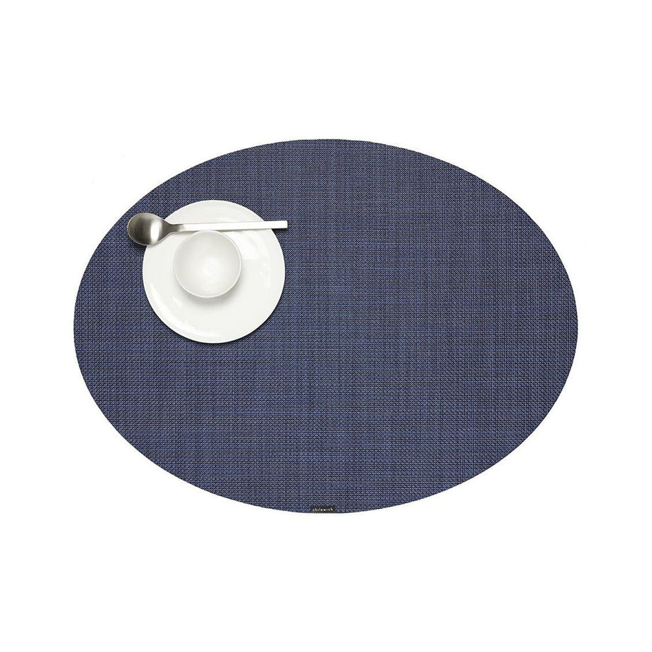 Chilewich Mini Panier Nappe Ovale - Indigo / 14x19,25