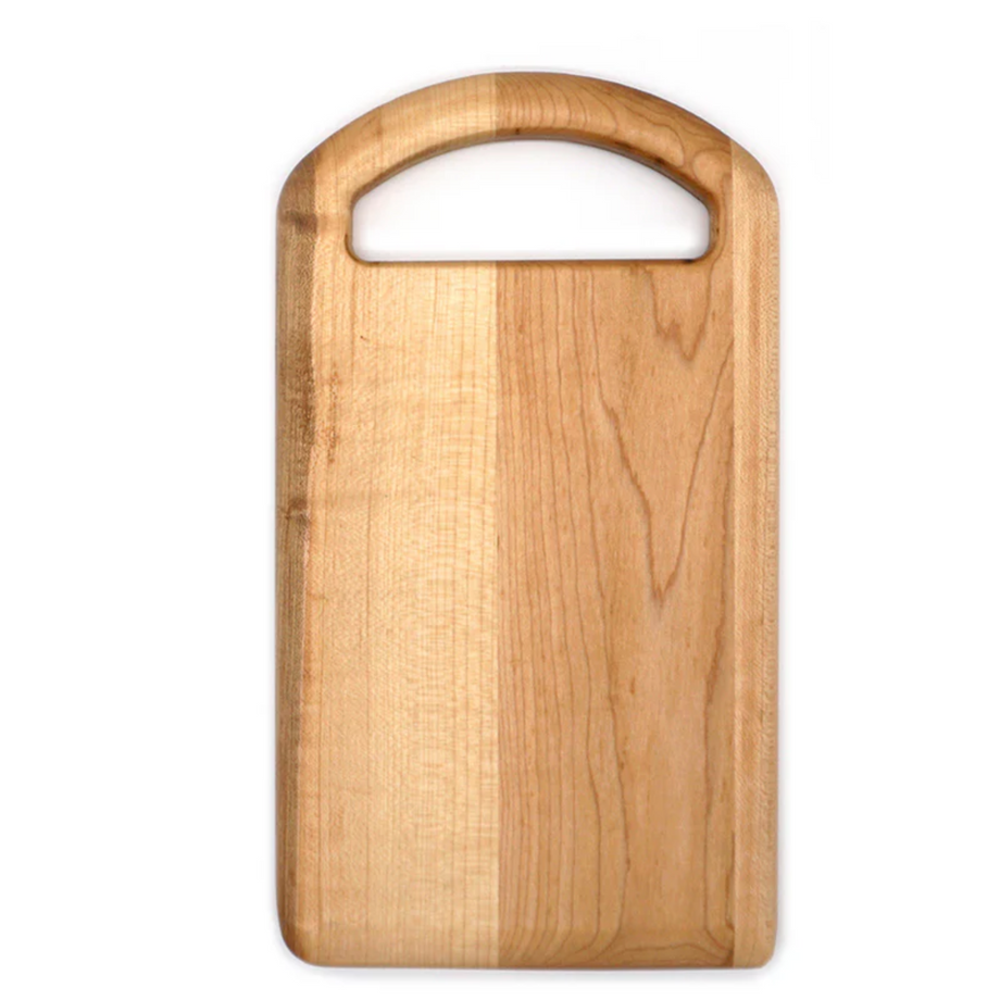 J.K. Adams Maple Serving Board with Oval Handle - Small