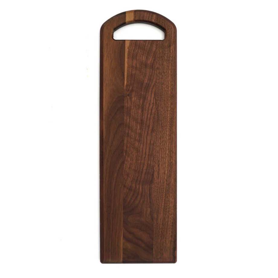 J.K. Adams Walnut Serving Board with Oval Handle - Medium