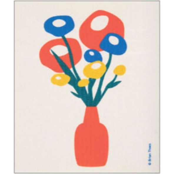 Cose Nuove Lavette suédoise - Bouquet de coquelicots