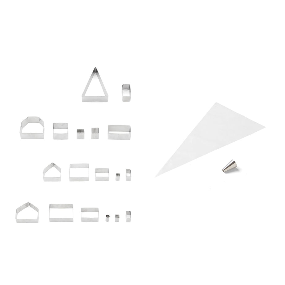 Ensemble de maison en pain d'épice Fox Run Village