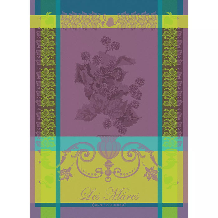 Garnier-Thiebaut Kitchen Towel - Les Mures Violet