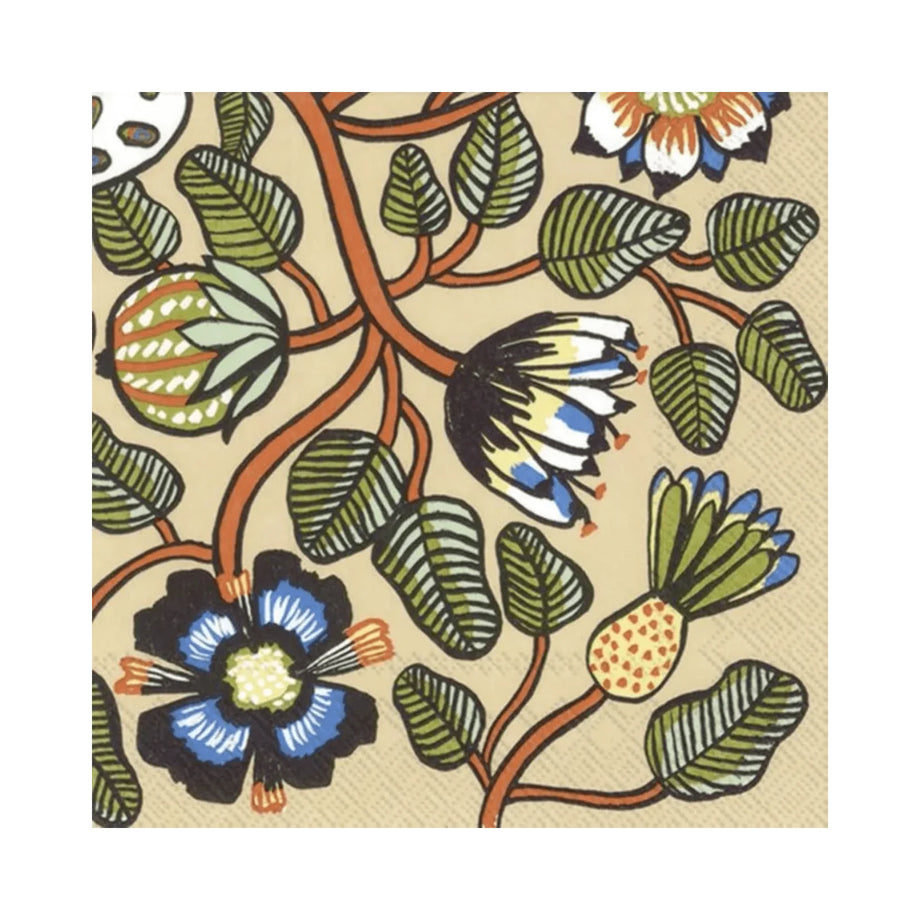 Marimekko Paper Lunch Napkins - TIARA Cream