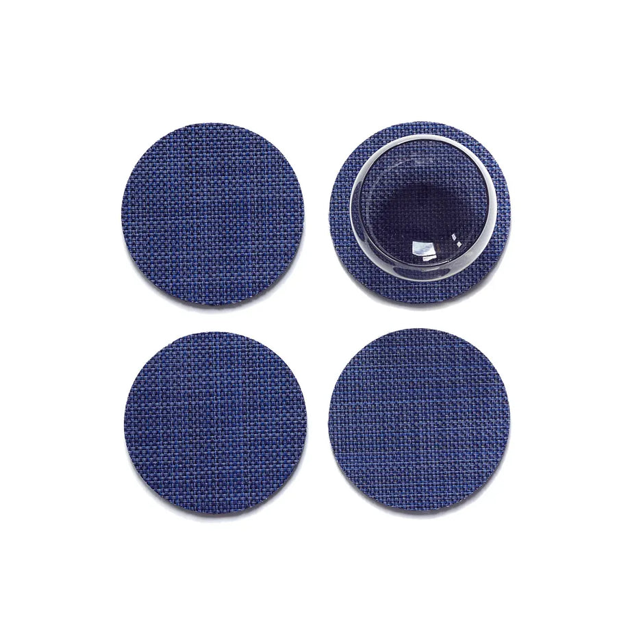 Ensemble de 4 dessous de verre tissés mini Chilewich - Indigo
