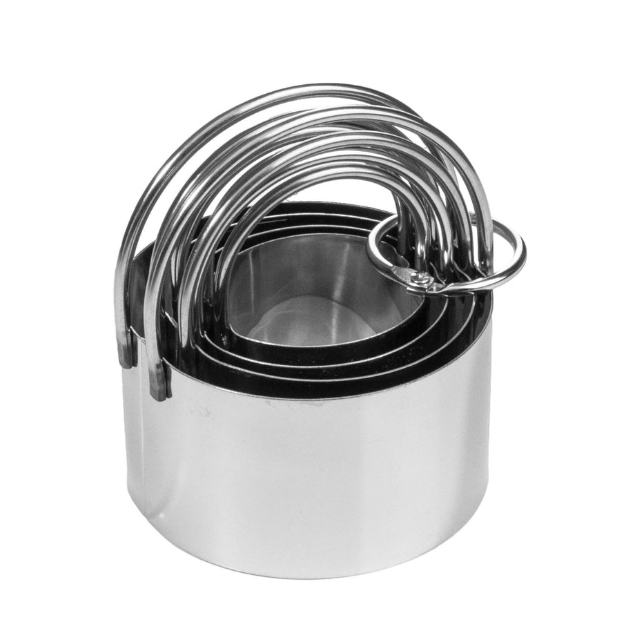 Ensemble de 4 emporte-pièces à biscuits style port - Argenté