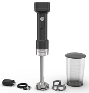KitchenAid Go™ Cordless Hand Blender - Black Matte - Battery Included