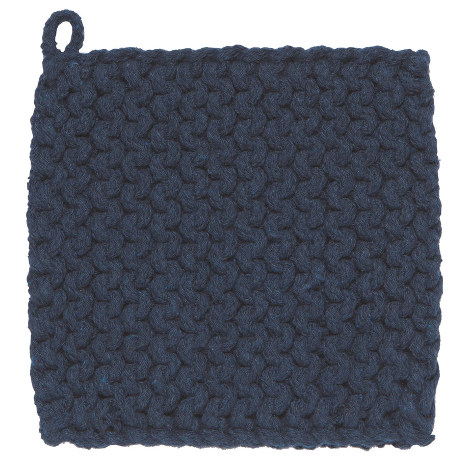Danica Midnight Blue Knit Potholder