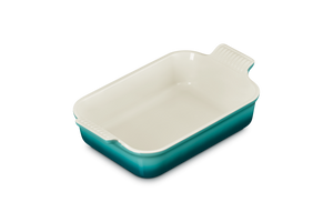 Le Creuset 3.8L Rectangular Casserole - Bleu Riviera