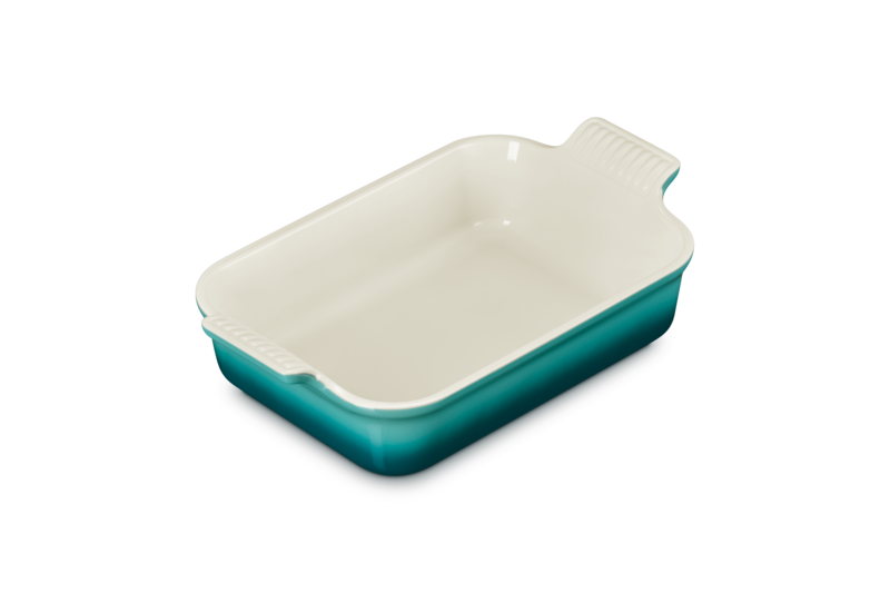 Le Creuset 3.8L Rectangular Casserole - Bleu Riviera