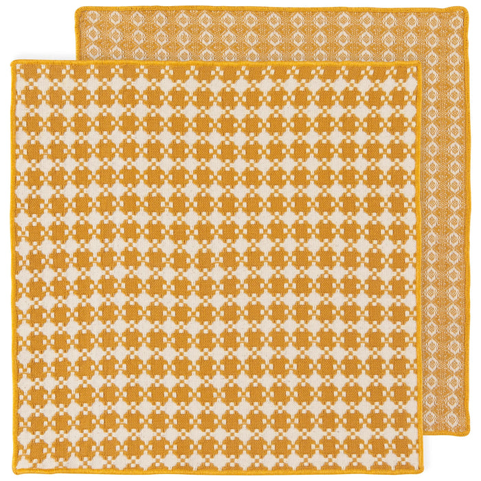 Danica Heirloom Assorted Woven Dishcloths - Set of 2 / Ochre