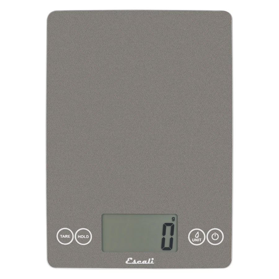 Escali Arti Glass Kitchen Scale - Grey Storm