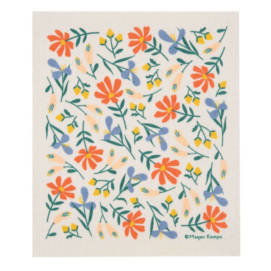 Cose Nuove Chiffon à Vaisselle Suédois MK Mayflowers - Blanc