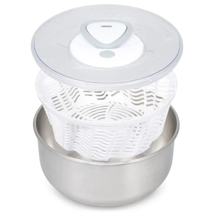 Essoreuse à salade Zyliss Easy Spin® 2 en acier inoxydable