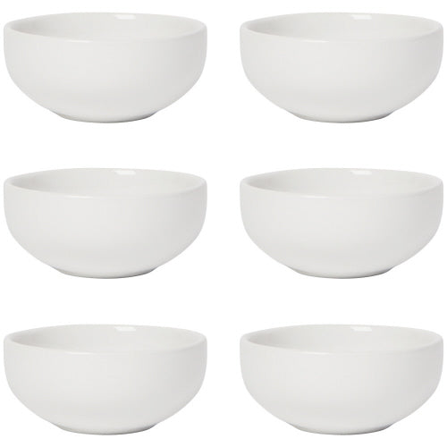 Now Designs White Pinch/Dip Bowls - Set of 6