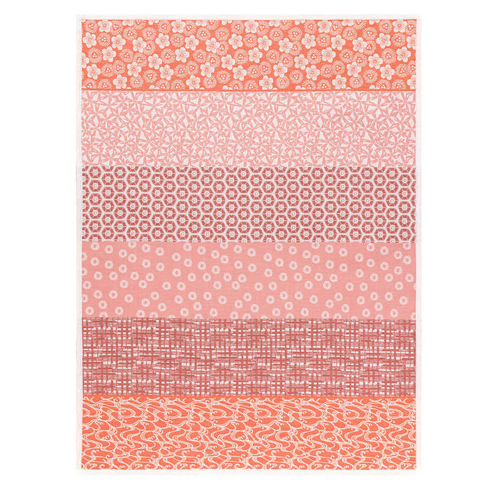 Jacquard Français Cotton Tea Towel  - Wagara Cerisier