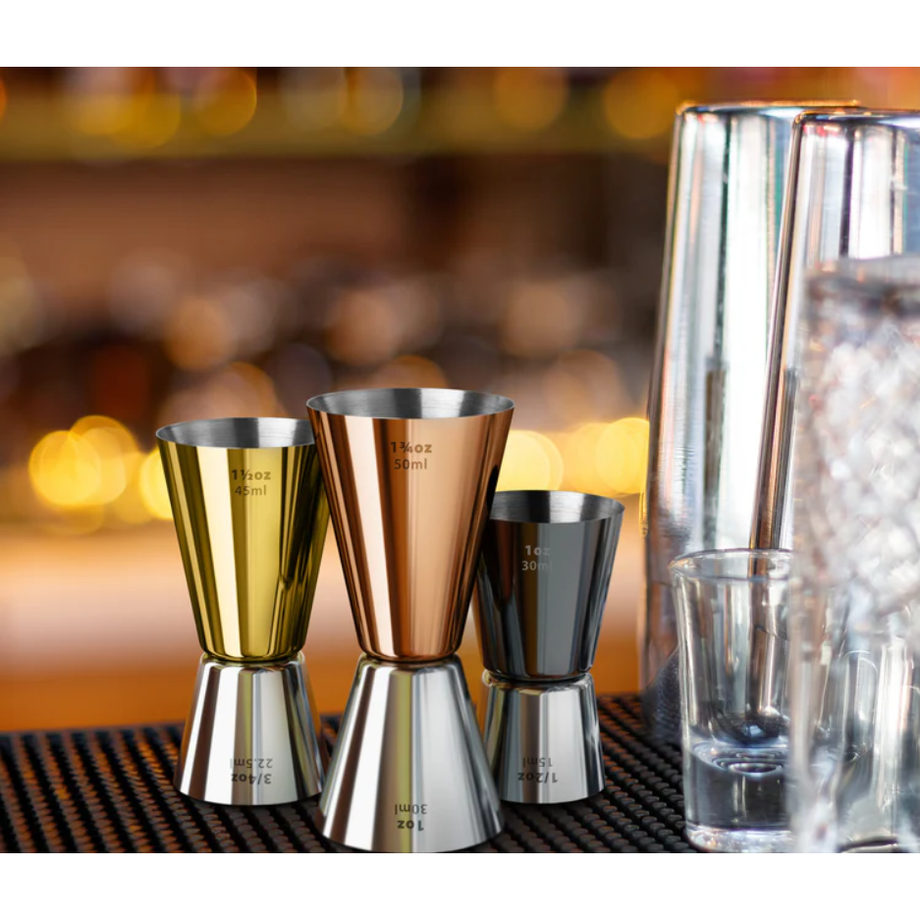 Final Touch Double Doseurs Métal Mélangé - Ensemble de 3