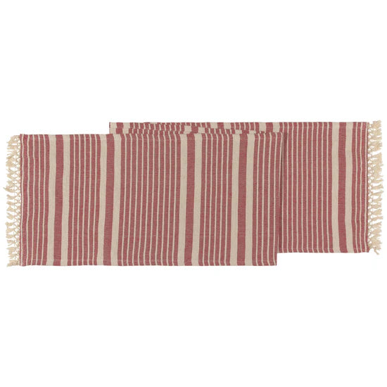 Danica Heirloom Piper Table Runner - Chili Red