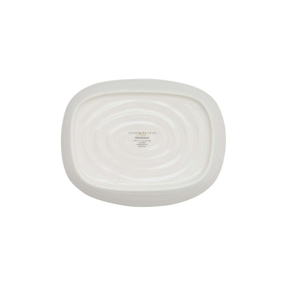 Beurrier couvert en porcelaine blanche Sophie Conran