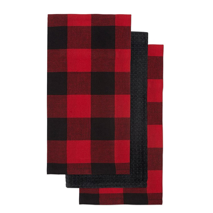 Harman Kitchen Towel Set Of 3 - Buffalo Check