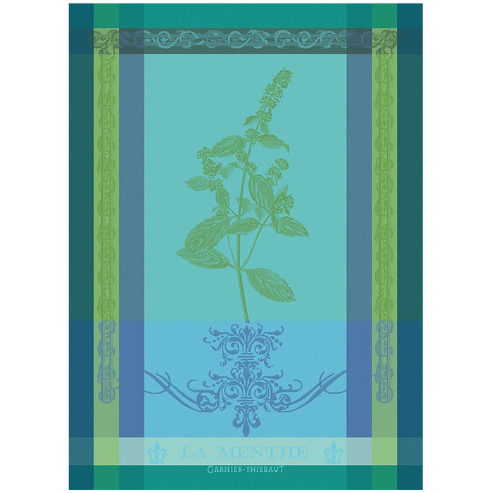 Garnier-Thiebaut Tea Towels - Brin de Menthe Chlorophylle