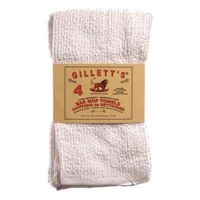 Gillett’s Barmop Dish Towel -19" x 16", set of 4