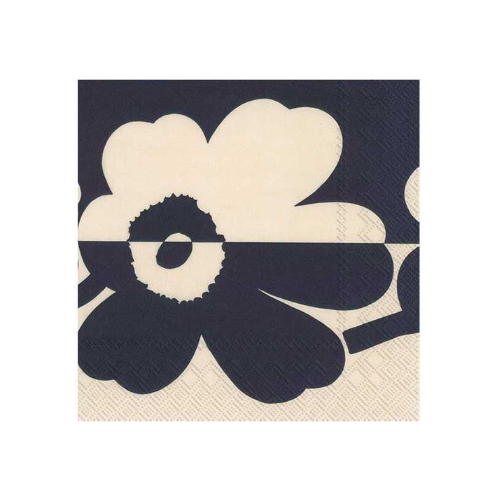 Marimekko Paper Lunch Napkin - SUUR UNIKKO linen blue