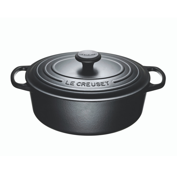 Le Creuset 4.7L Oval French Oven - Licorice - Floor Model