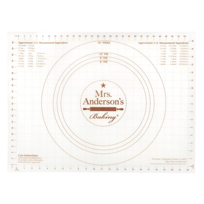 Mrs. Anderson's Baking Non-Stick Silicone Baking Mat - 18 x 24"