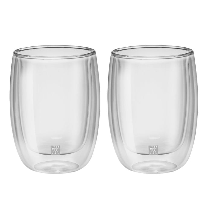 ZWILLING SORRENTO 2 PIECE DOUBLE-WALLED GLASS SET - Coffee 200ML