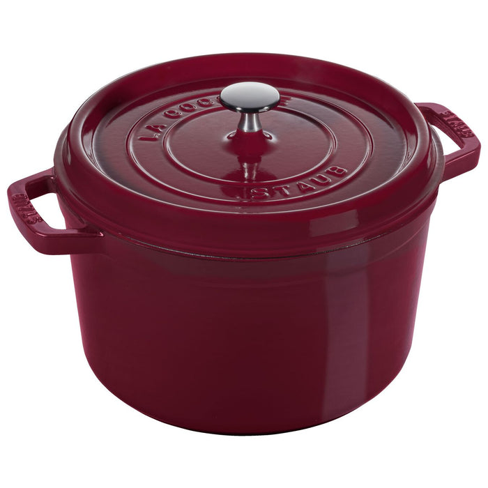 STAUB LA COCOTTE 4.7 L / 5 QT ROUND TALL COCOTTE - BORDEAUX- Floor Model