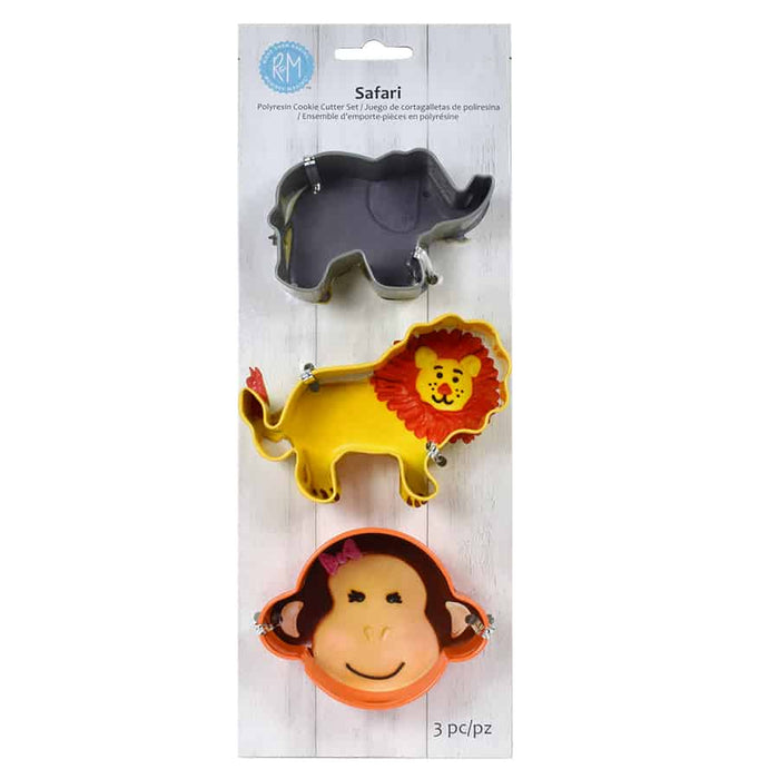 R&M Color Cookie Cutter 3 Piece Set - Safari