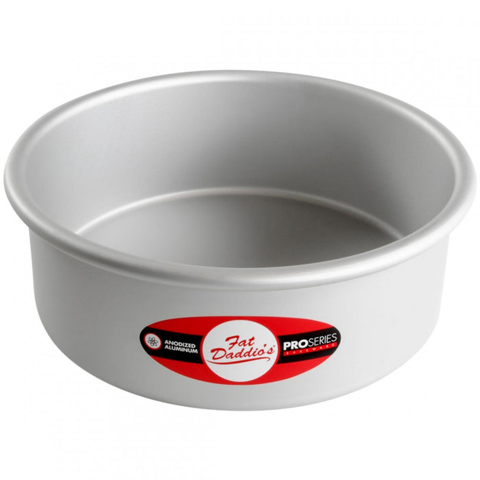 Fat Daddio's Round Aluminum Cake Pan - 8" x 3" - Floor Model