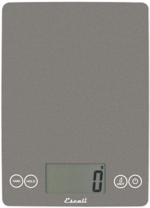 Escali Arti Glass Kitchen Scale - Grey Storm