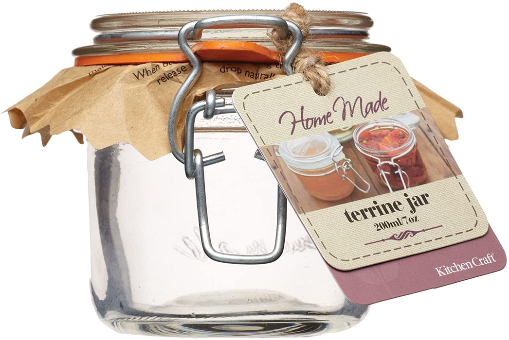 Home Made Glass Terrine Jar - 200ml