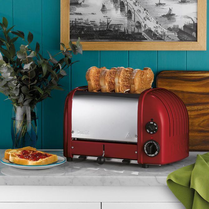 Dualit 4-Slot Toaster - Red