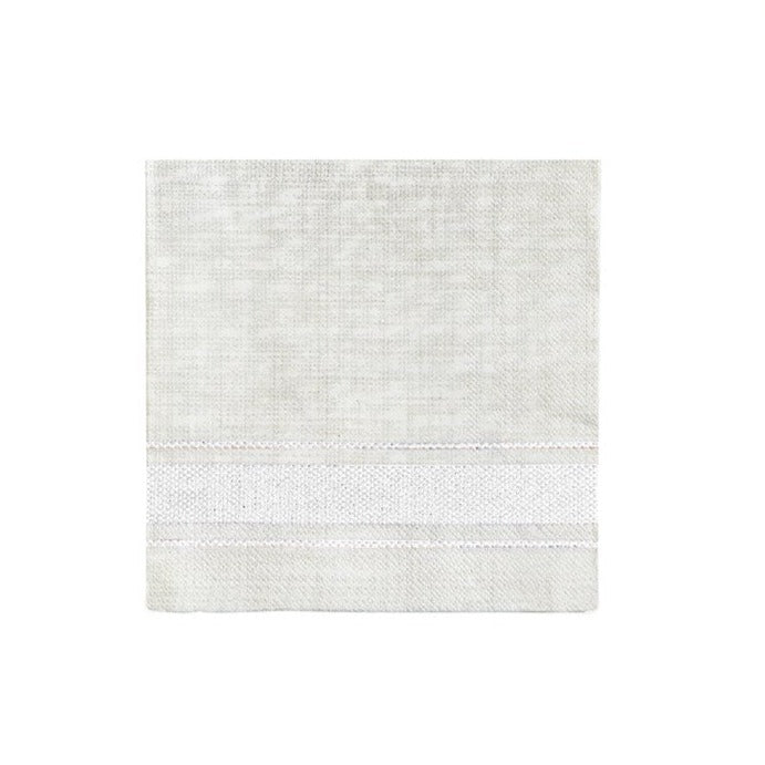 Harman Bistro Stripe Paper Napkin - Luncheon / White