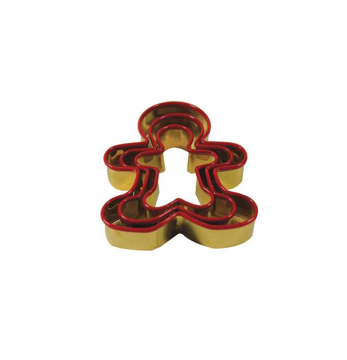 Nested Holiday Cookie Cutters, Set of 3 - Gingerbread