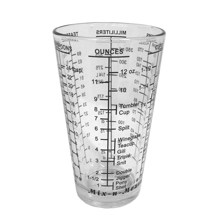Glass Mix and Measure Glass - 16oz / 473ml