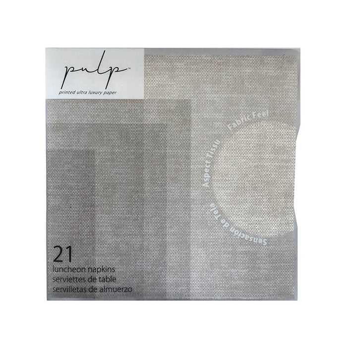 Pulp Luncheon Paper Napkin 21 pc - Linen