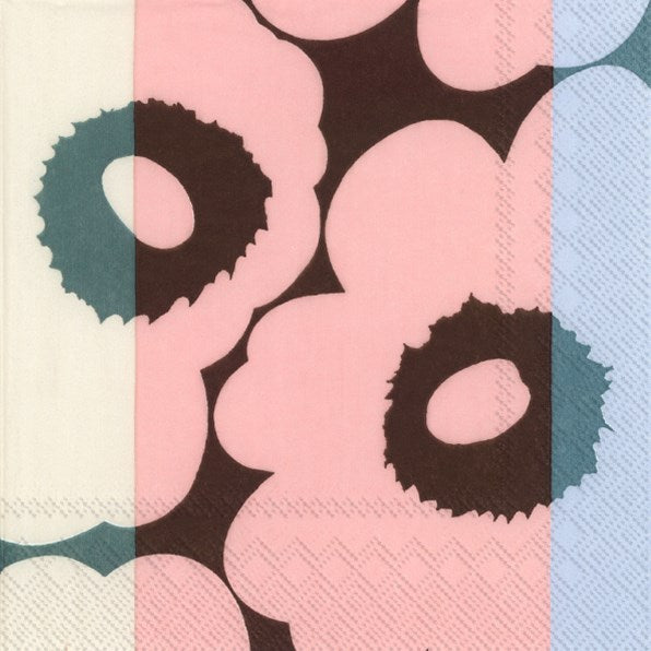 Marimekko Paper Lunch Napkin - UNIKKO RALLI rose