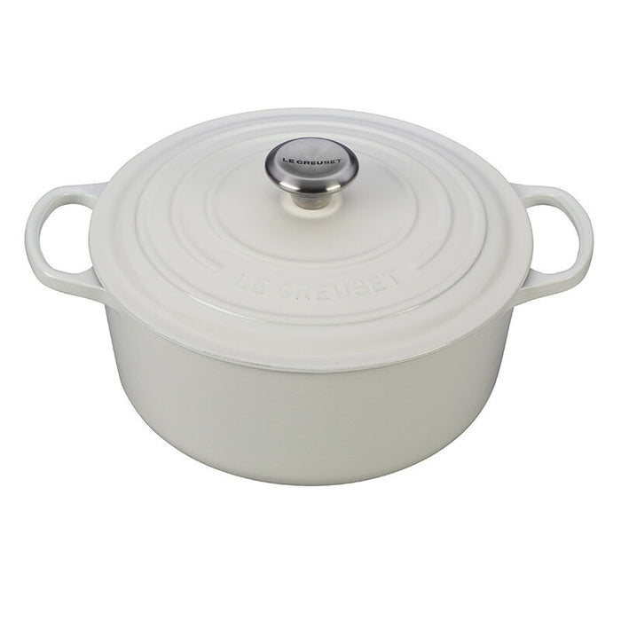 Le Creuset 5.3L Round French Oven - White