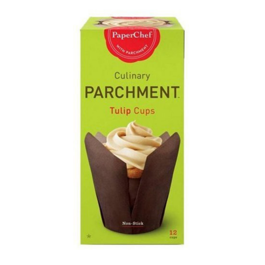 PaperChef Parchment Tulip Baking Cups, Assorted