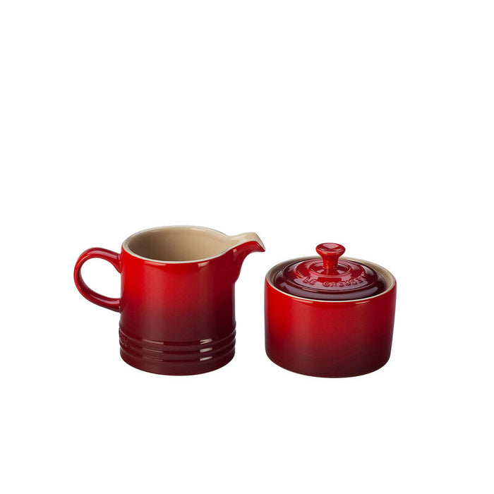 Le Creuset Cream & Sugar Set - Cerise