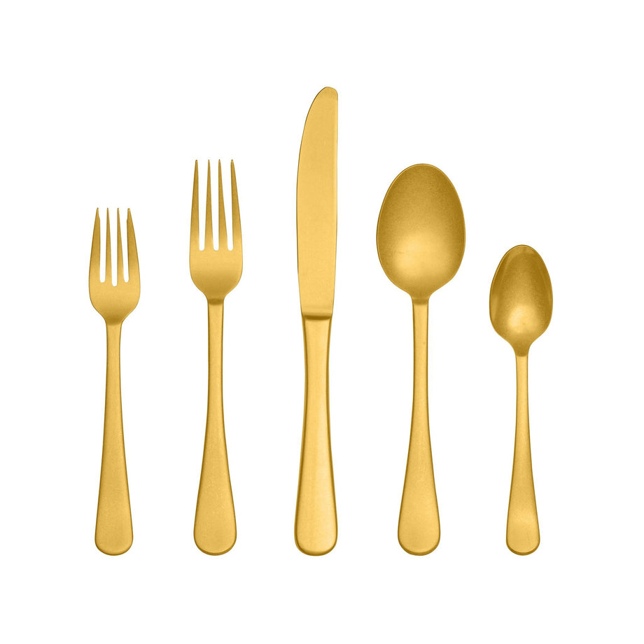 Splendide Flatware 20pc set - Matte Gold