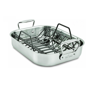 All-Clad Stainless Steel Roaster with Rack - Small 14