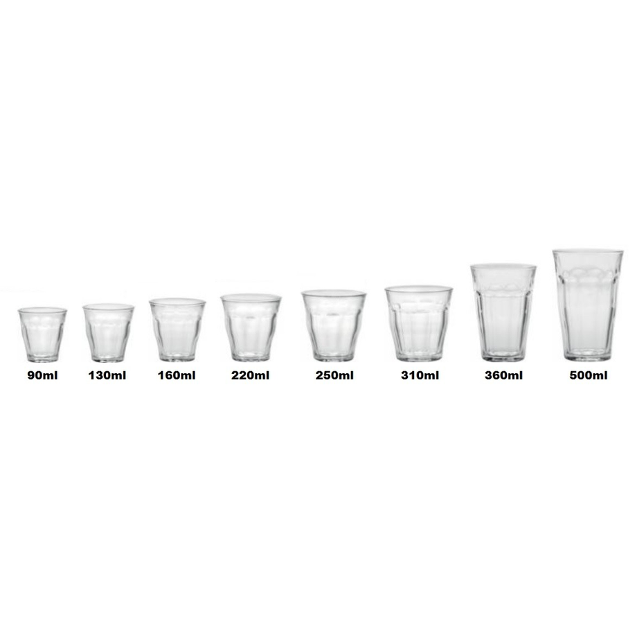 Duralex Picardie Glass Tumbler - 360ml / 12 5/8 oz