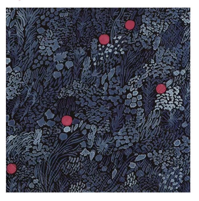 Marimekko Paper Lunch Napkin - KURJENMARJA blue