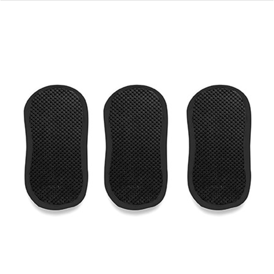 Harman Luxe Plush Scrubber Sponge - Set de 3 / Noir