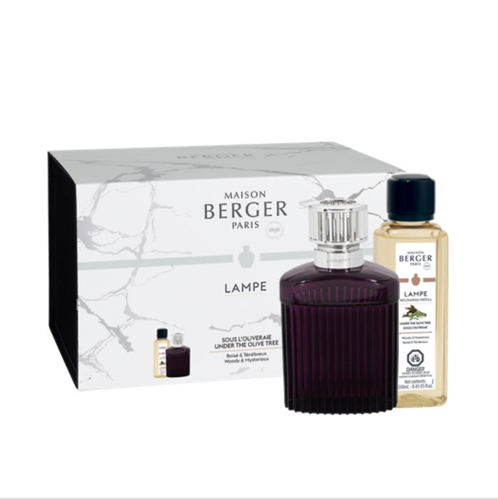 Maison Berger Alpha Lamp + 250ml Under the Olive tree - Plum