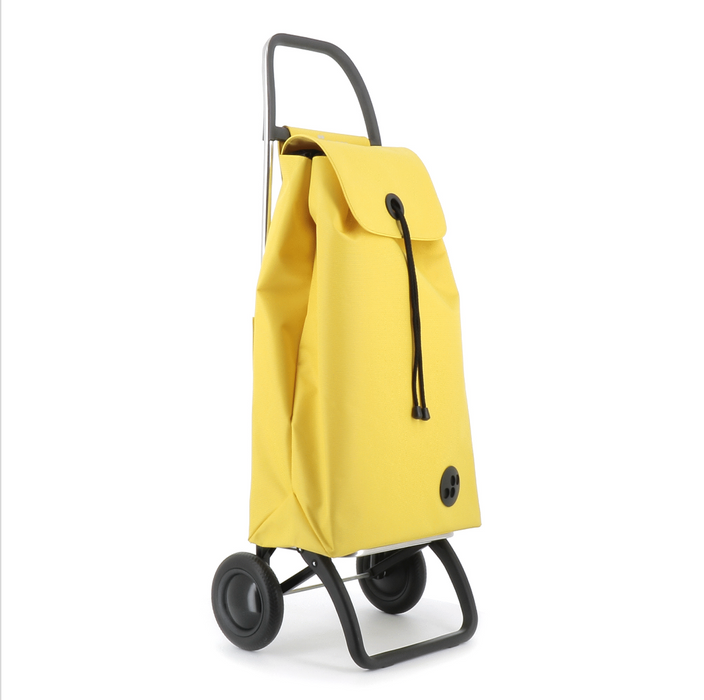 Rolser NEW I-Max MF Convert 2 Wheel Folding Shopping Trolley - Yellow